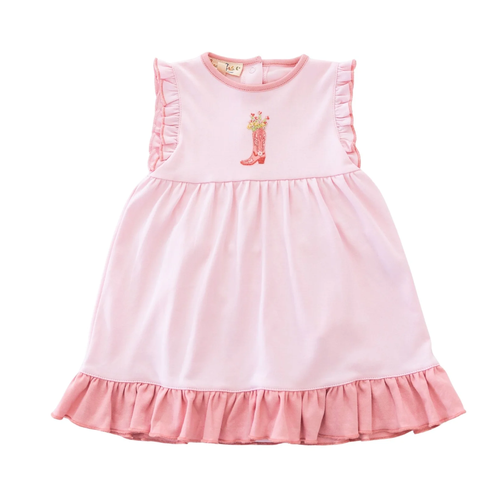 Luna & Arlo Boots & Blooms Flutter Dress