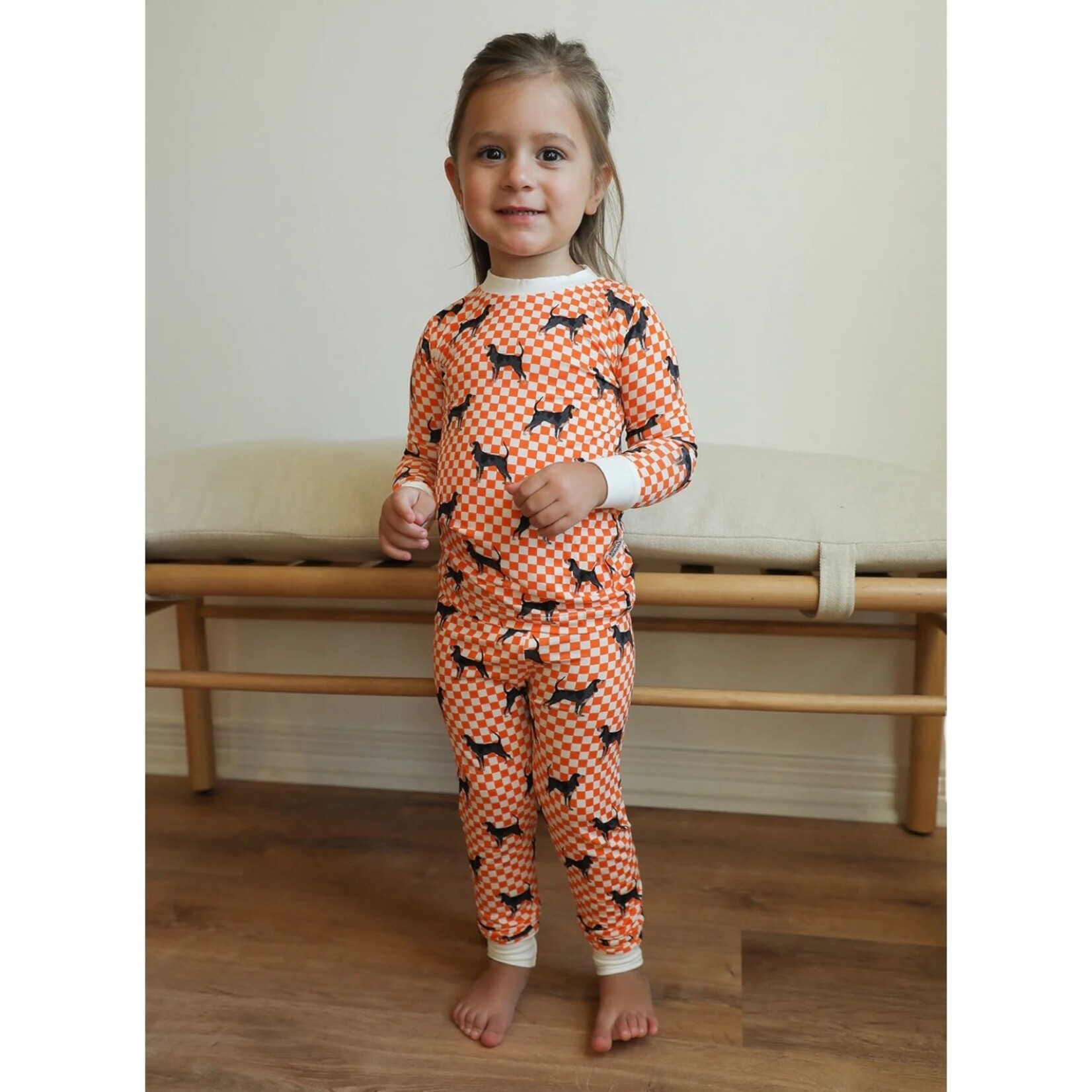 Southern Slumber Checkered Coonhound PJ Set