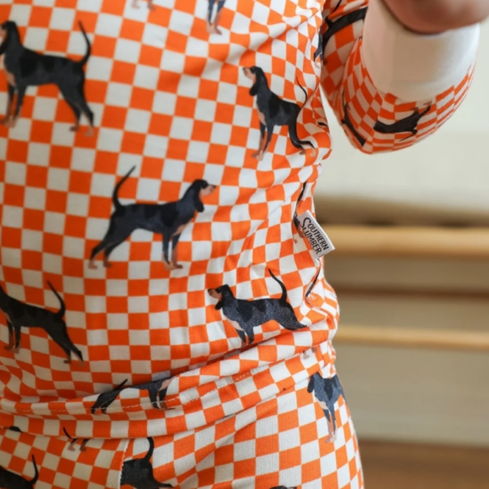Southern Slumber Checkered Coonhound PJ Set