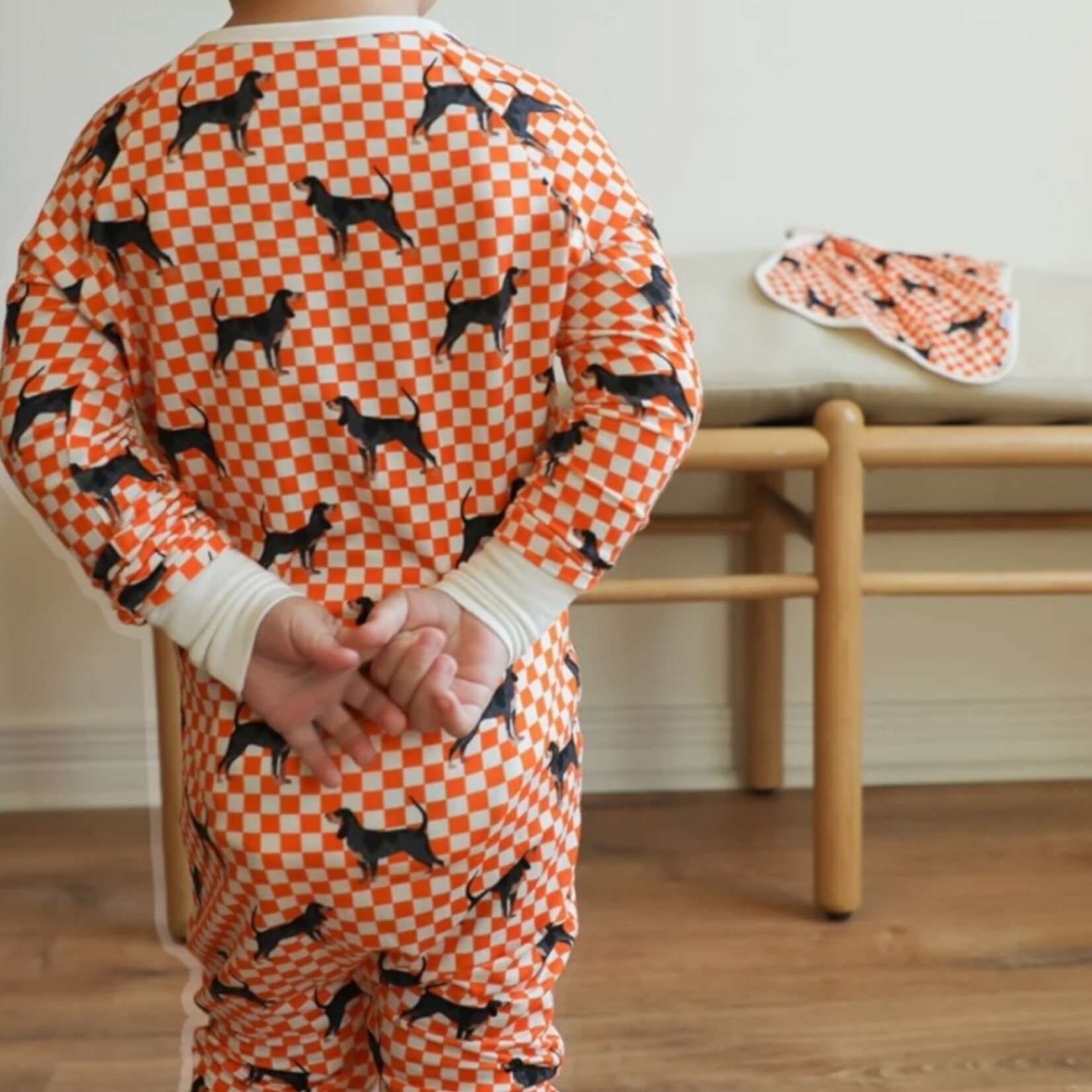 Southern Slumber Checkered Coonhound PJ Set