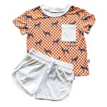 Southern Slumber Checkered Coonhound Varsity Set