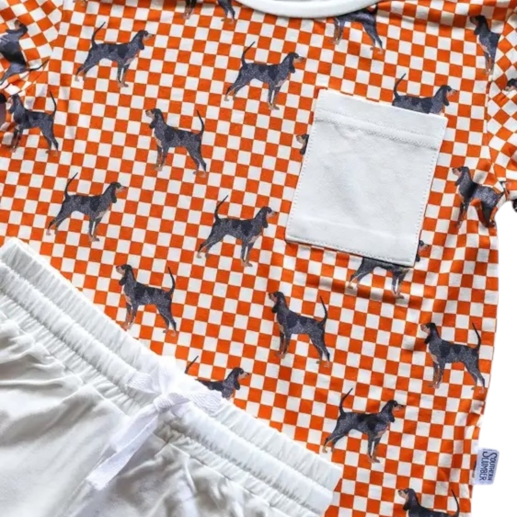 Southern Slumber Checkered Coonhound Varsity Set