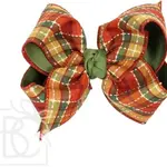 5.5" Fall Plaid Bow