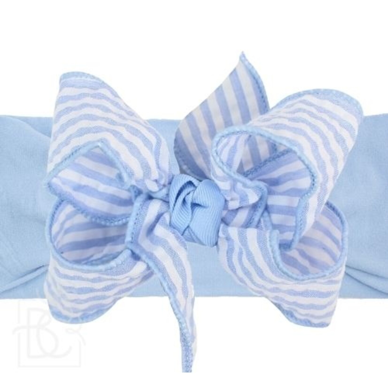 5.5" Seersucker Bow Headband