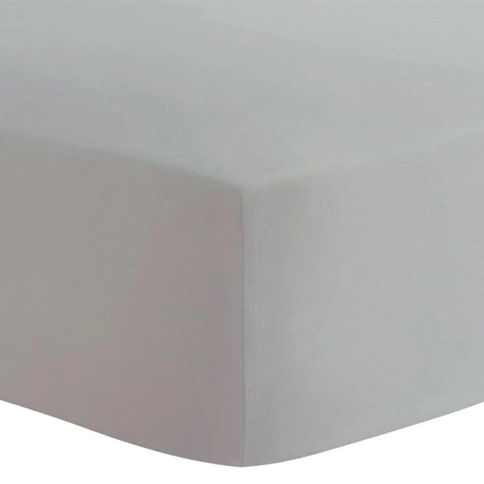 Fitted Percale Crib Sheet (Gray)