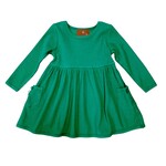 Millie Jay Green Ribbed Dress