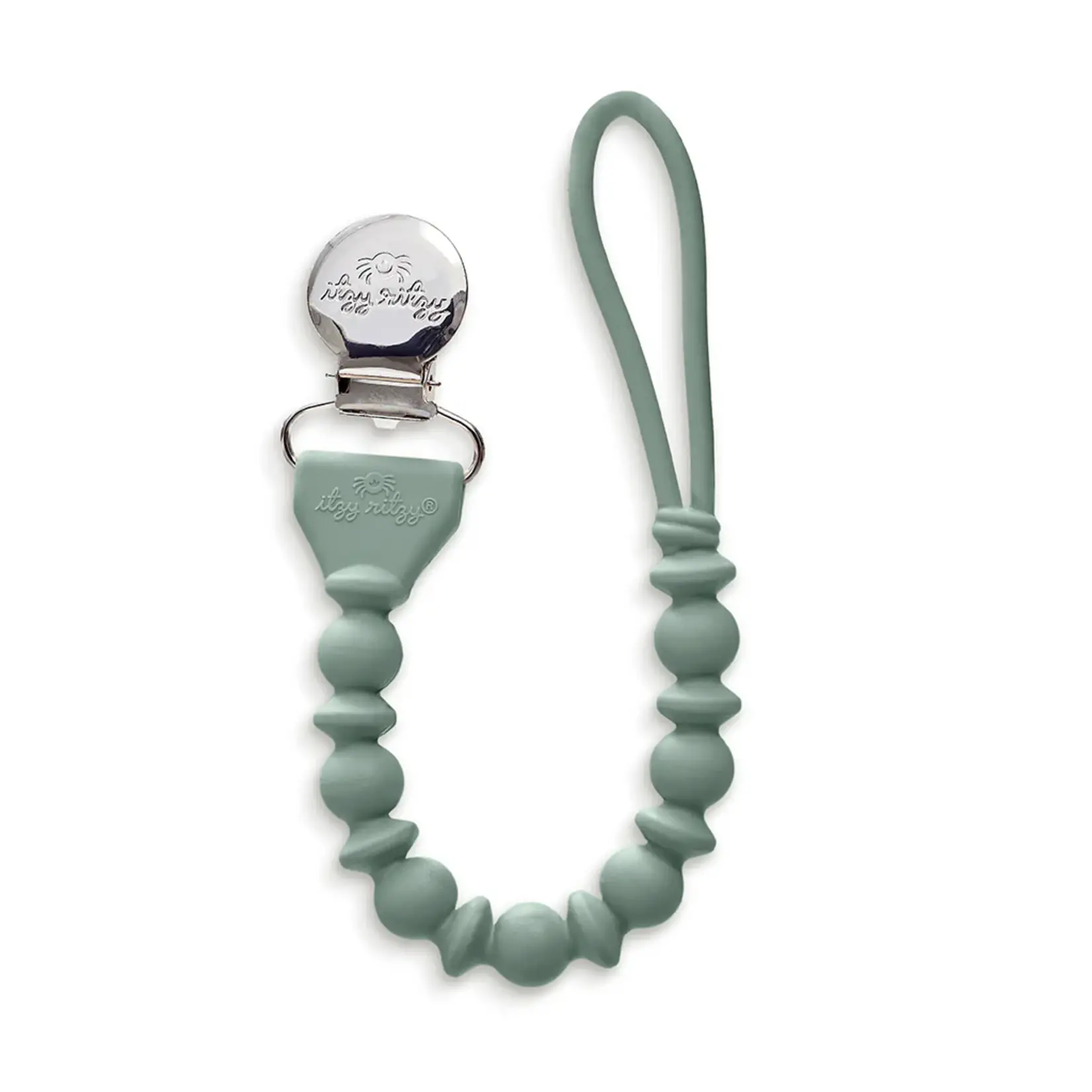 Itzy Ritzy Sweetie Strap Paci Clip - Succulent