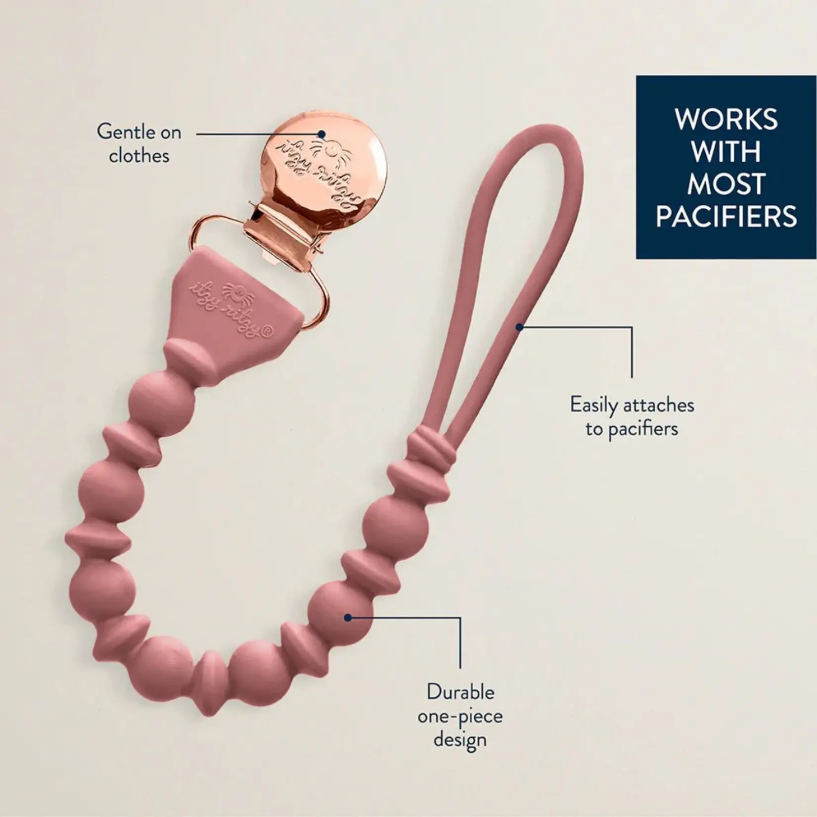 Itzy Ritzy Sweetie Strap Paci Clip
