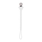 Itzy Ritzy Sweetie Strap Paci Clip - White