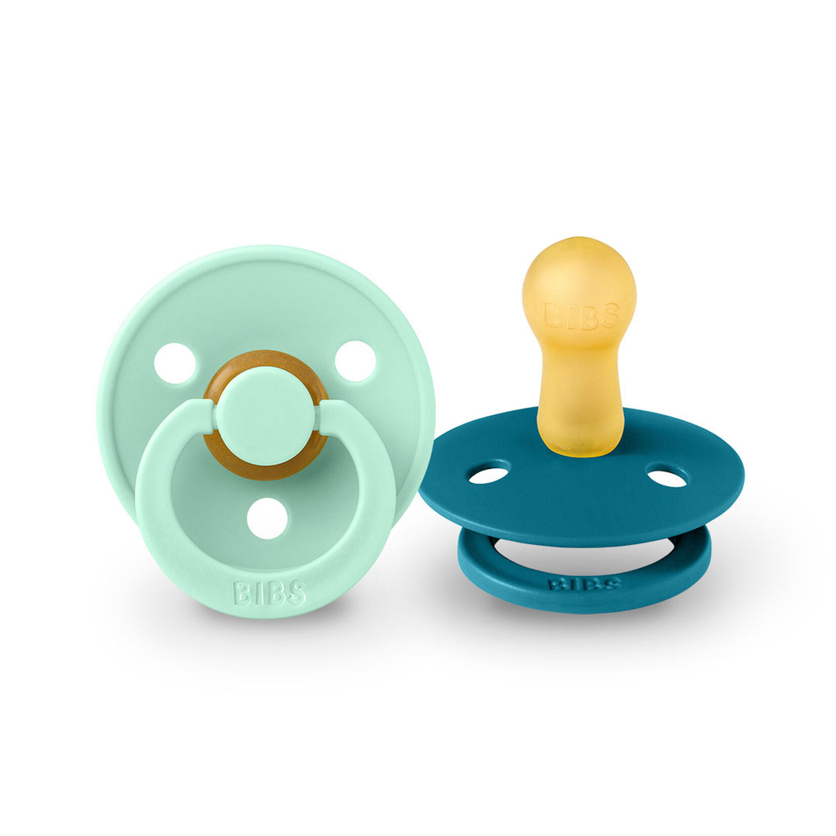 BIBS Colour Paci 2PK - Mint/Lake