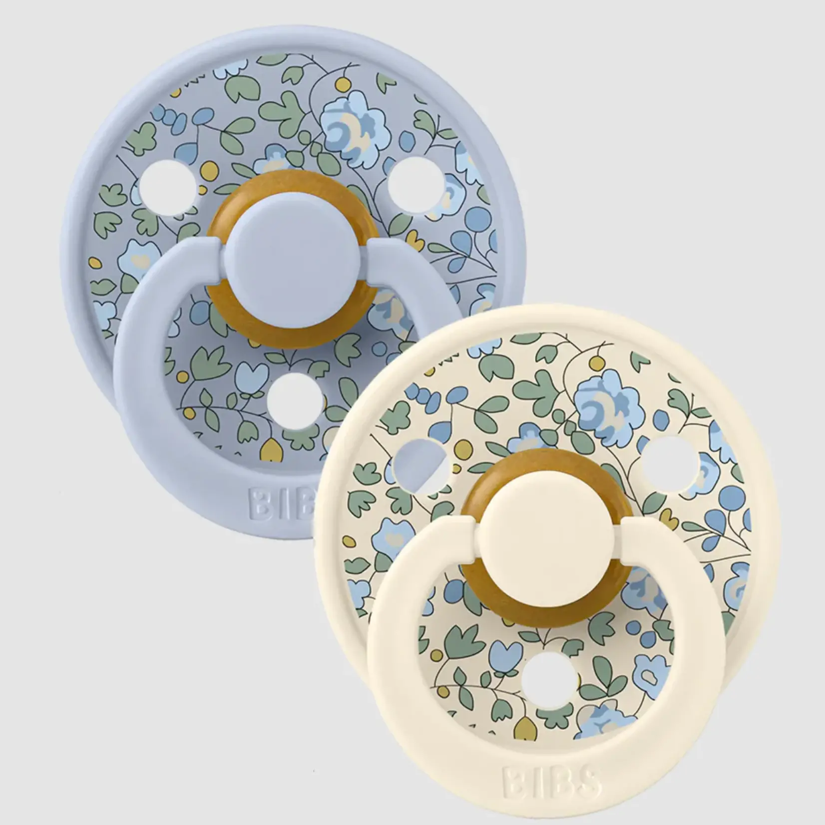 BIBS Liberty Colour Paci 2PK Eloise Blue