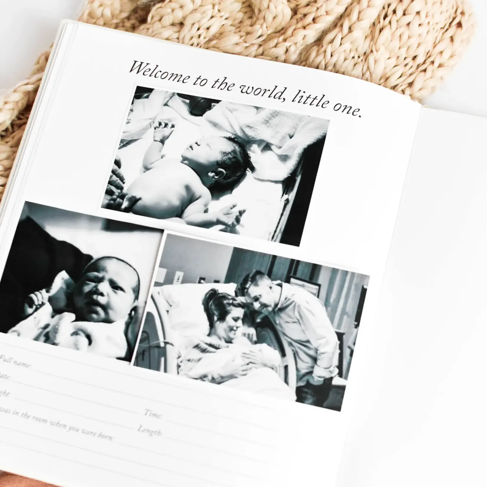 Duncan & Stone Paper Co. Baby's First Year Memory Book