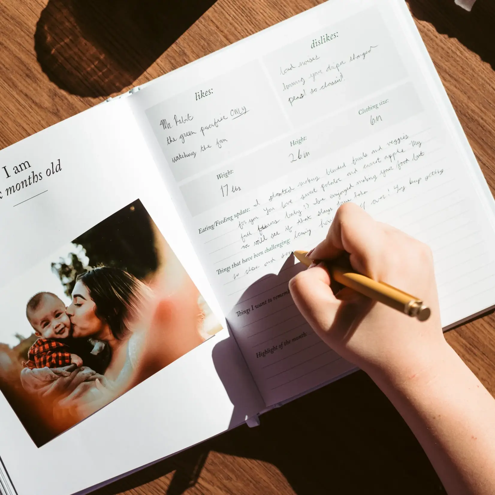 Duncan & Stone Paper Co. Baby's First Year Memory Book