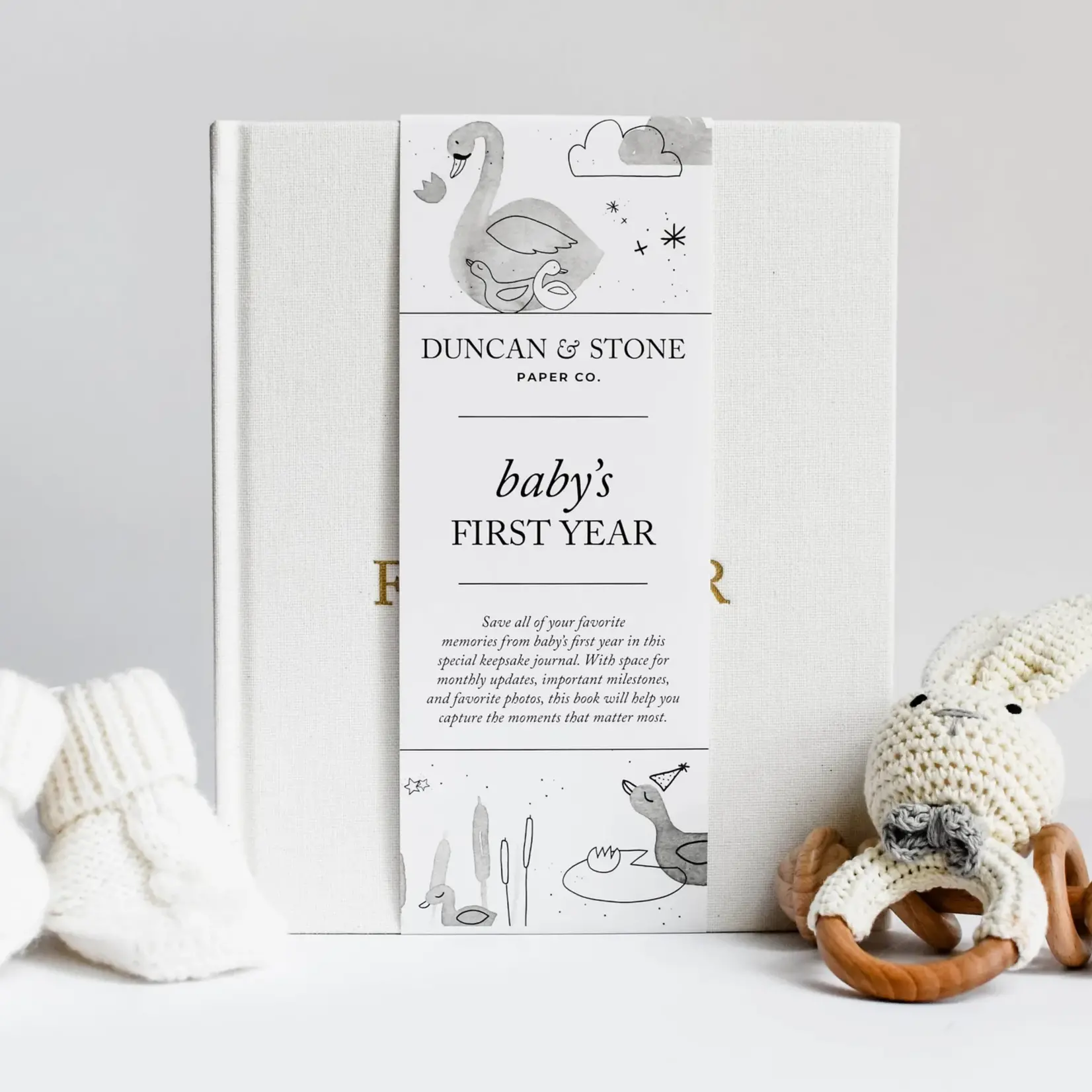 Duncan & Stone Paper Co. Baby's First Year Memory Book
