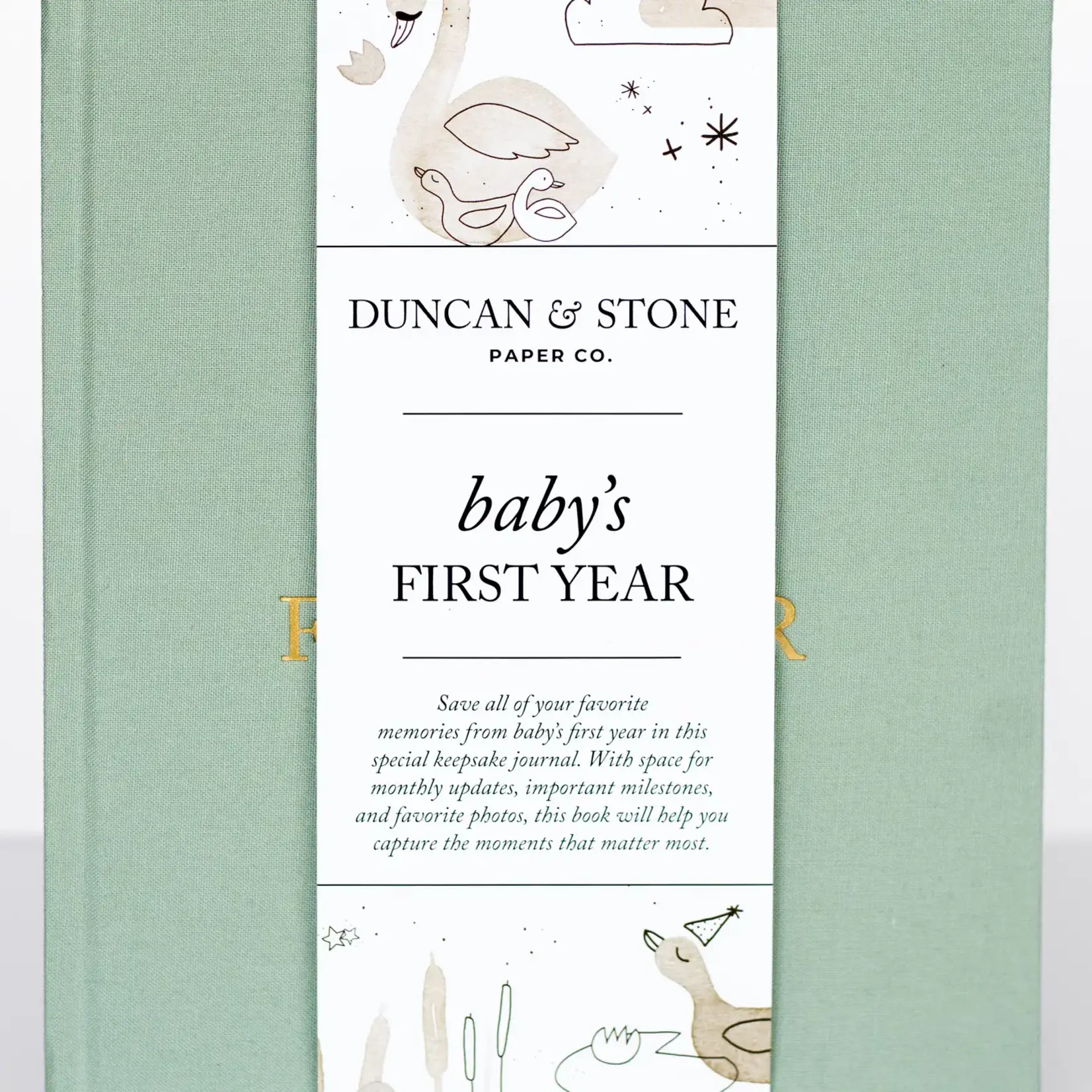 Duncan & Stone Paper Co. Baby's First Year Memory Book