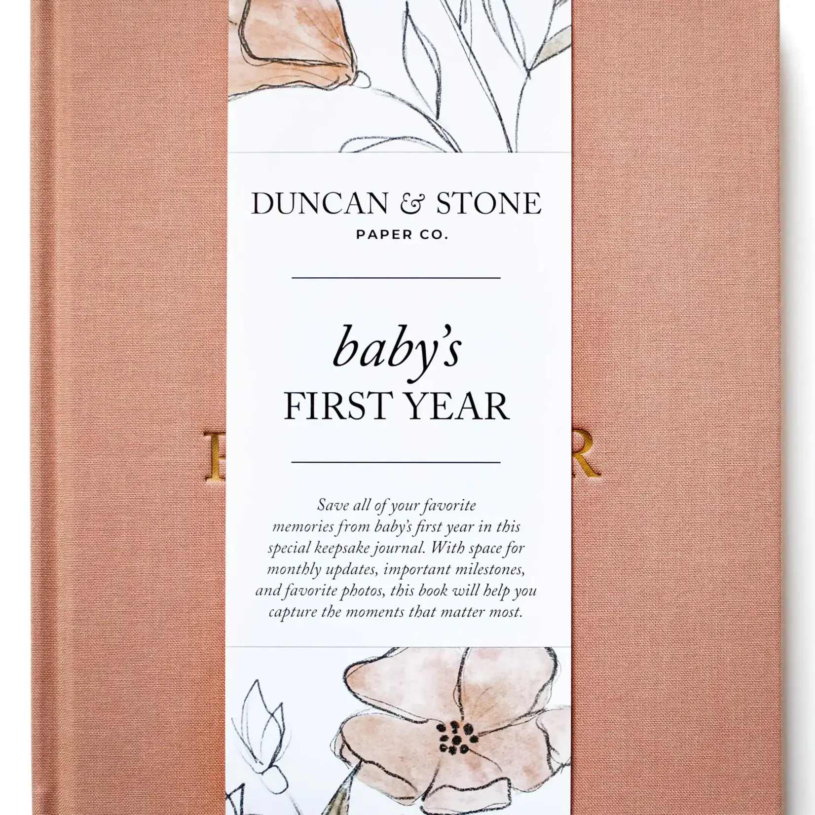 Duncan & Stone Paper Co. Baby's First Year Memory Book