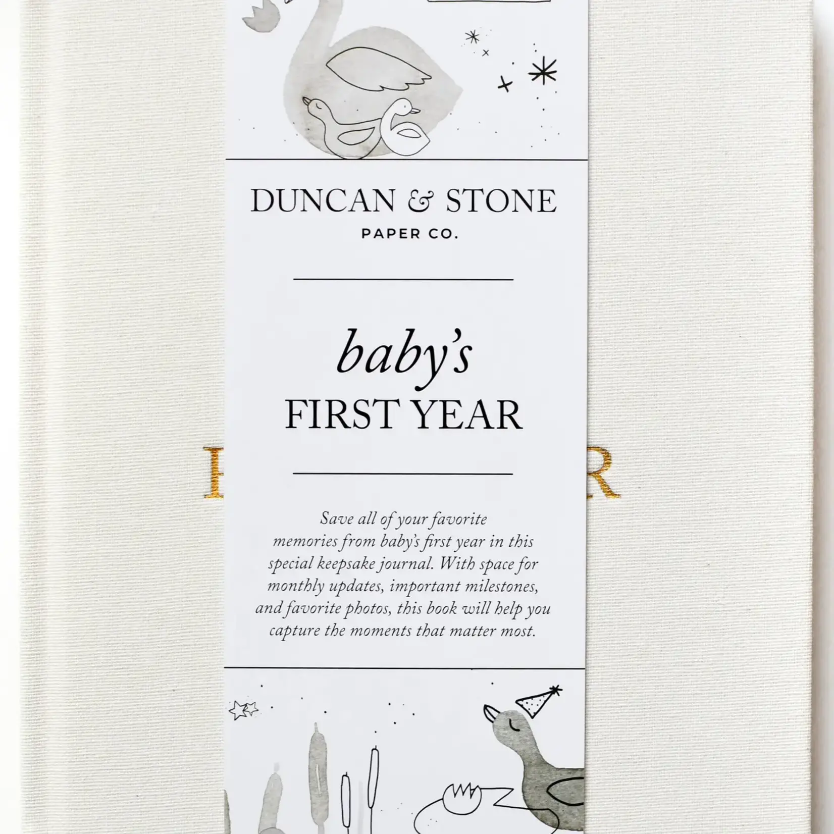 Duncan & Stone Paper Co. Baby's First Year Memory Book