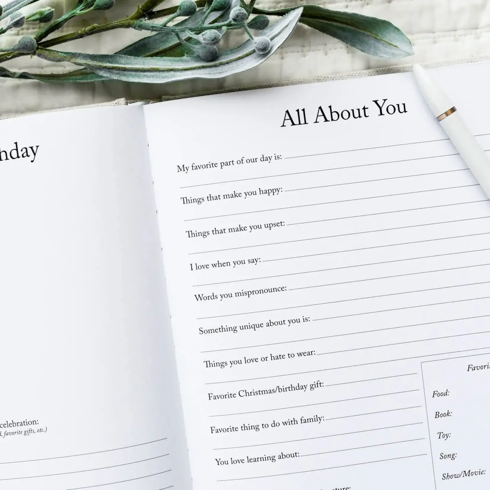 Duncan & Stone Paper Co. Dear Daughter Prayer Journal