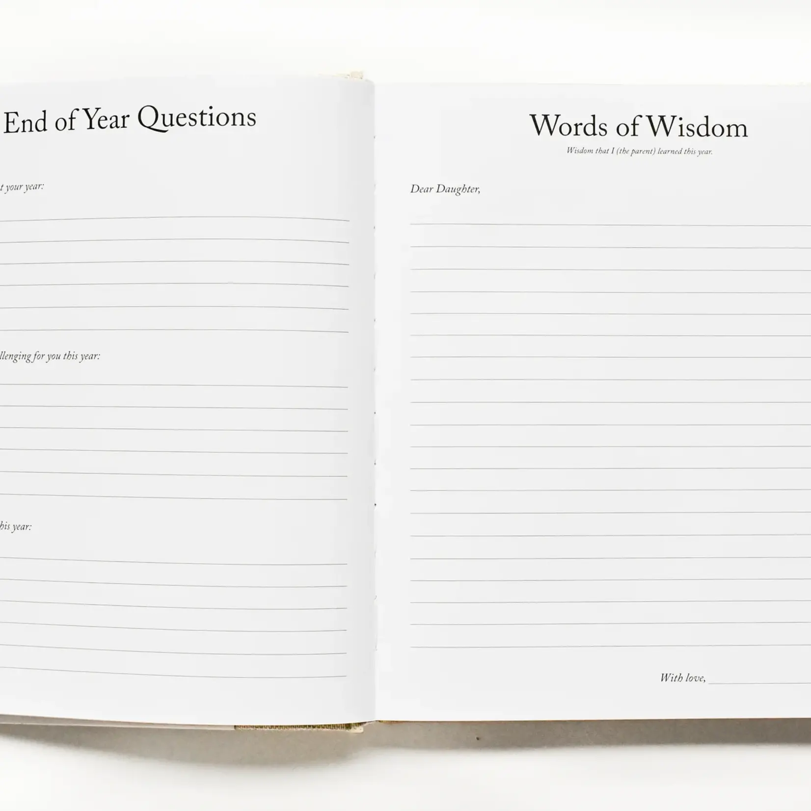 Duncan & Stone Paper Co. Dear Son Prayer Journal