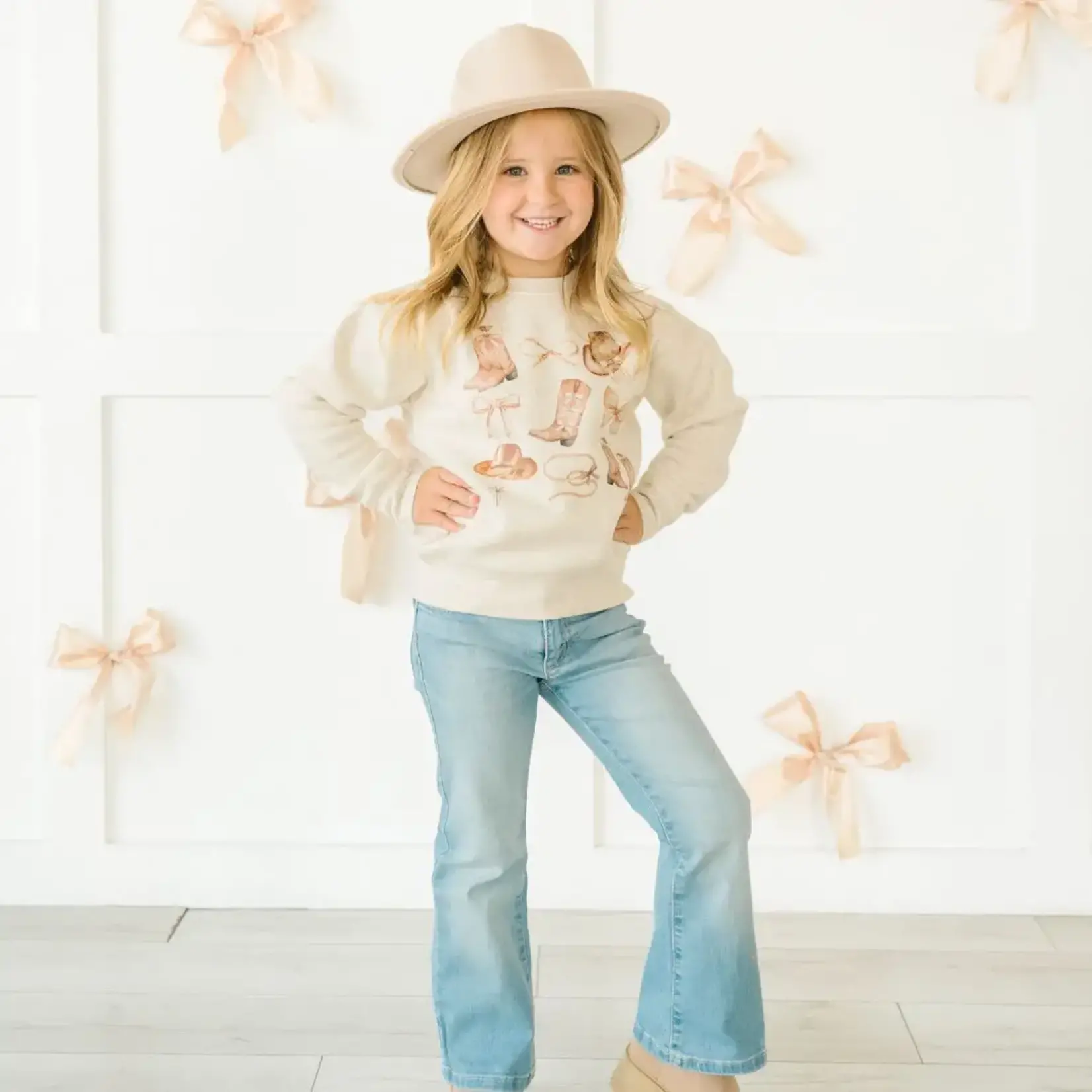 Sweet Wink Cutie Cowgirl Sweatshirt