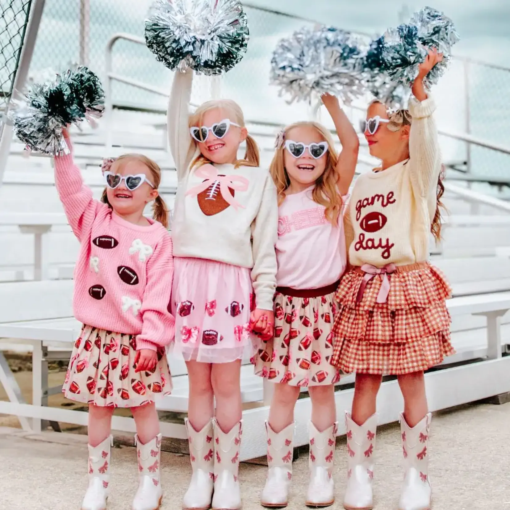 Sweet Wink Game Day Knit Sweater