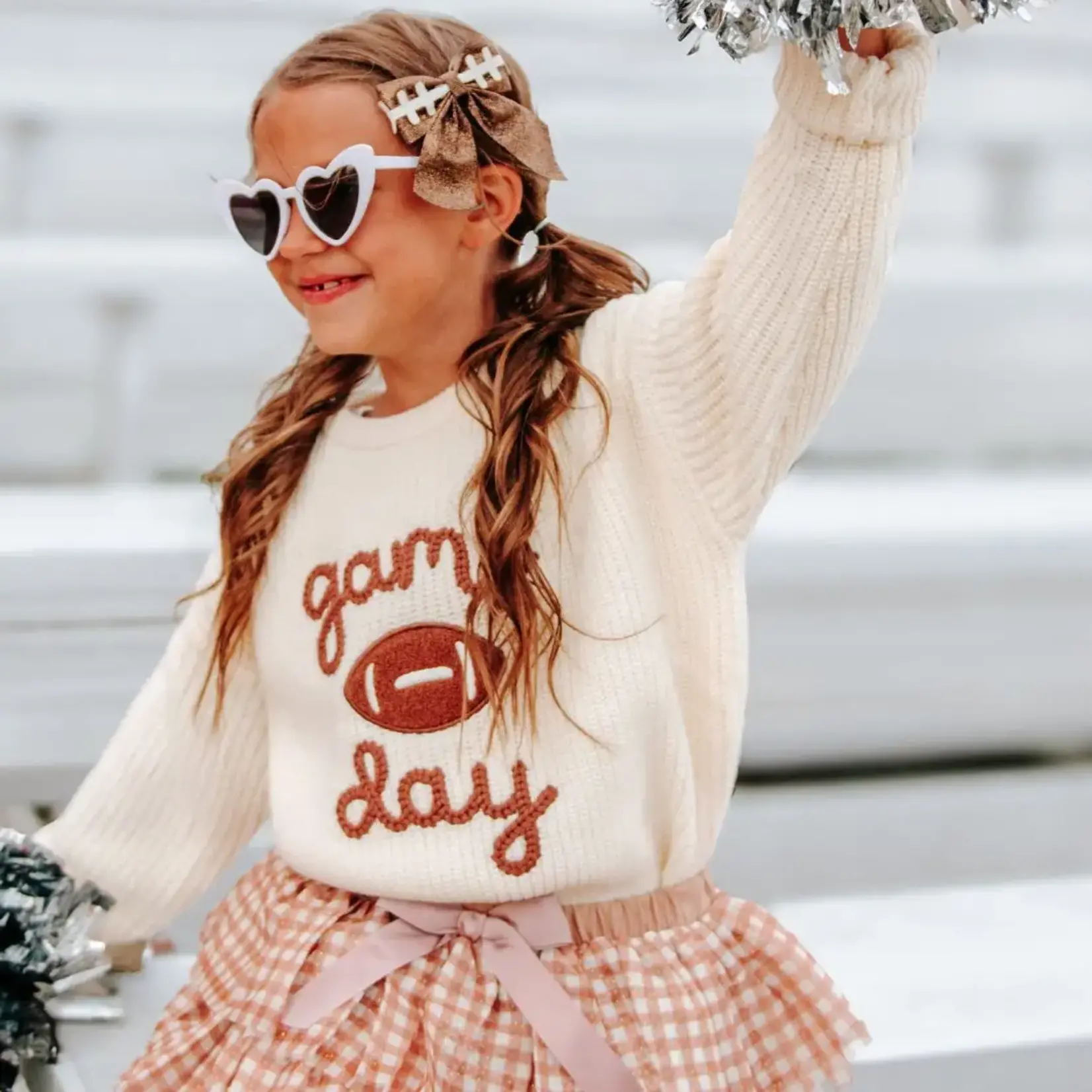 Sweet Wink Game Day Knit Sweater