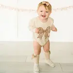 Sweet Wink Gingham Bow Romper
