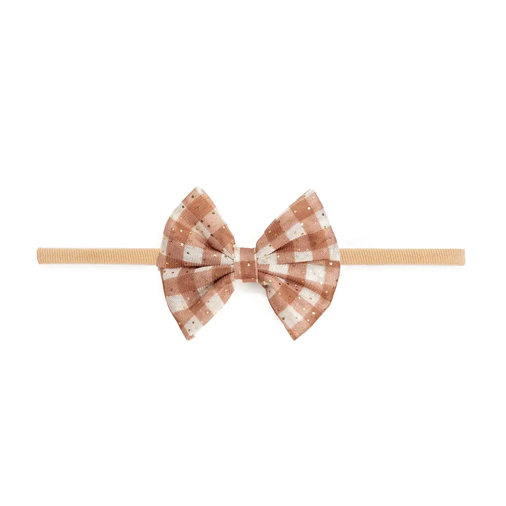 Sweet Wink Gingham Bow Headband