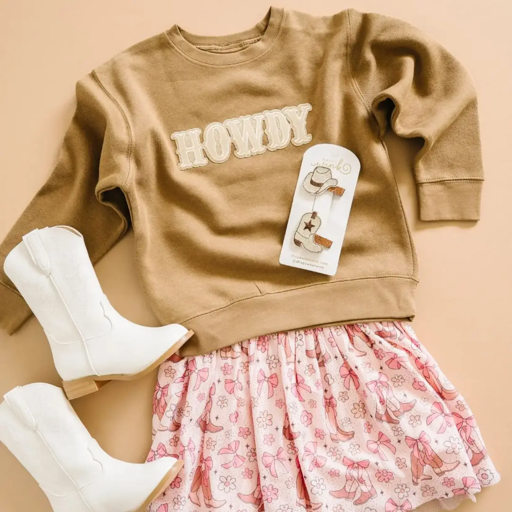 Sweet Wink Howdy Patch Sweatshirt