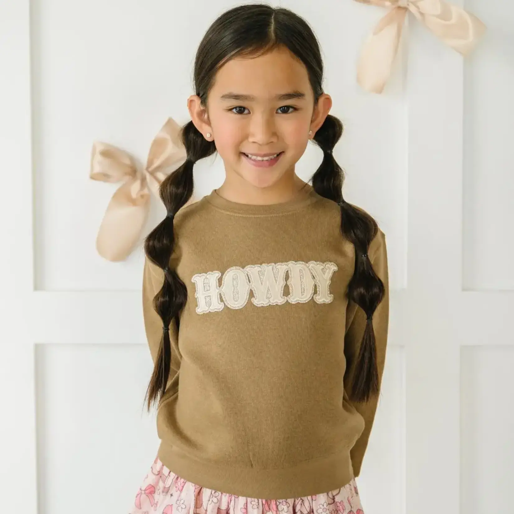 Sweet Wink Howdy Patch Sweatshirt