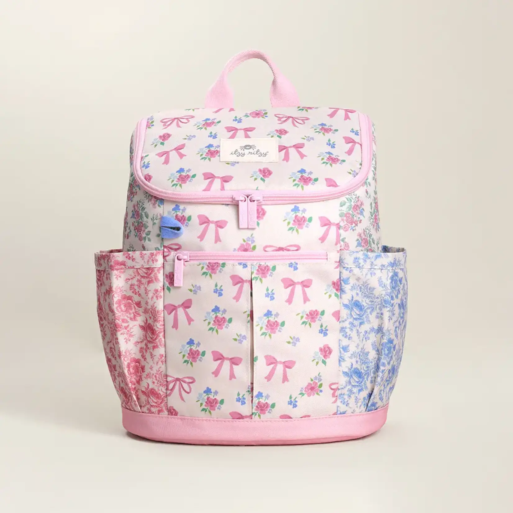 Itzy Ritzy Ribbons + Roses Backpack