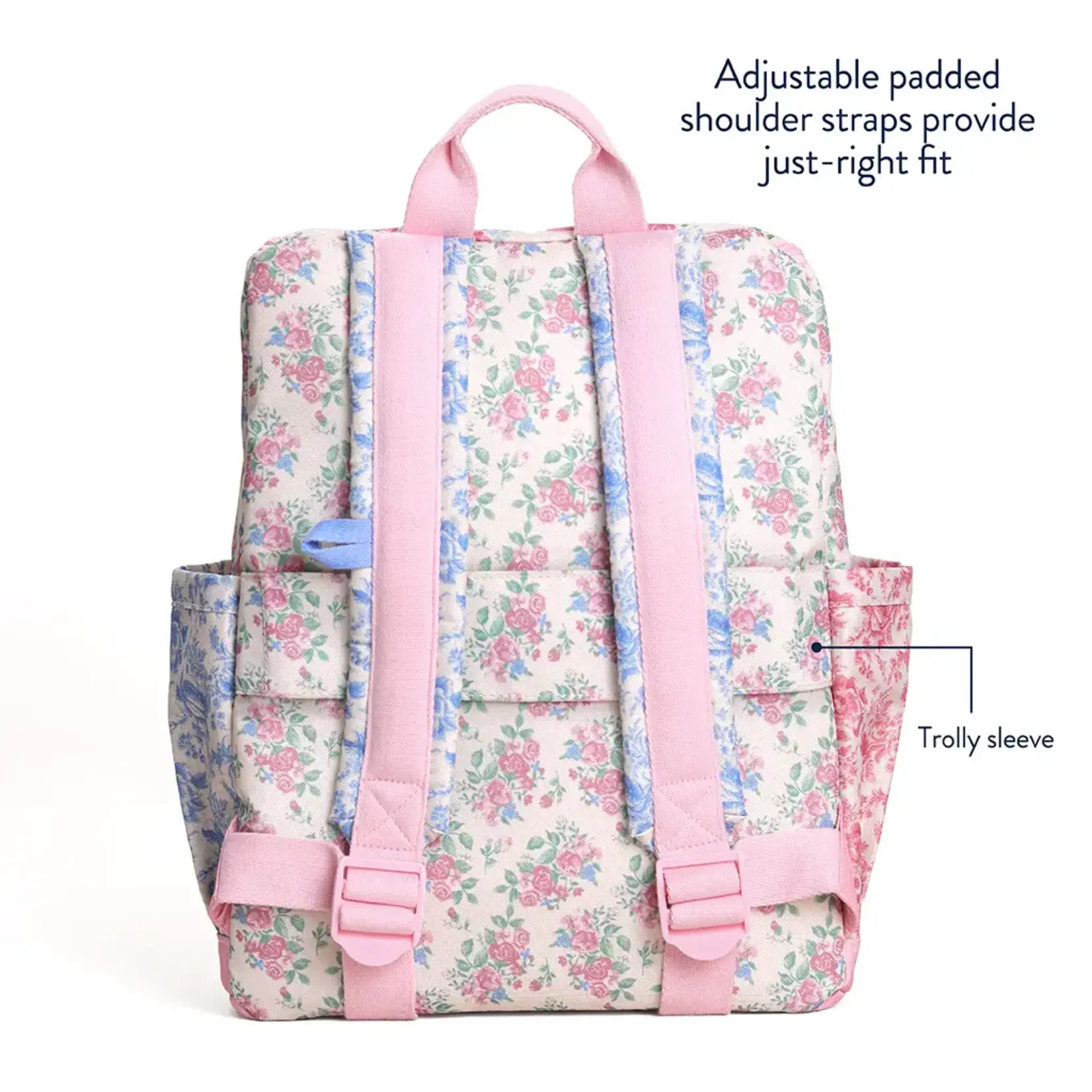 Itzy Ritzy Ribbons + Roses Backpack