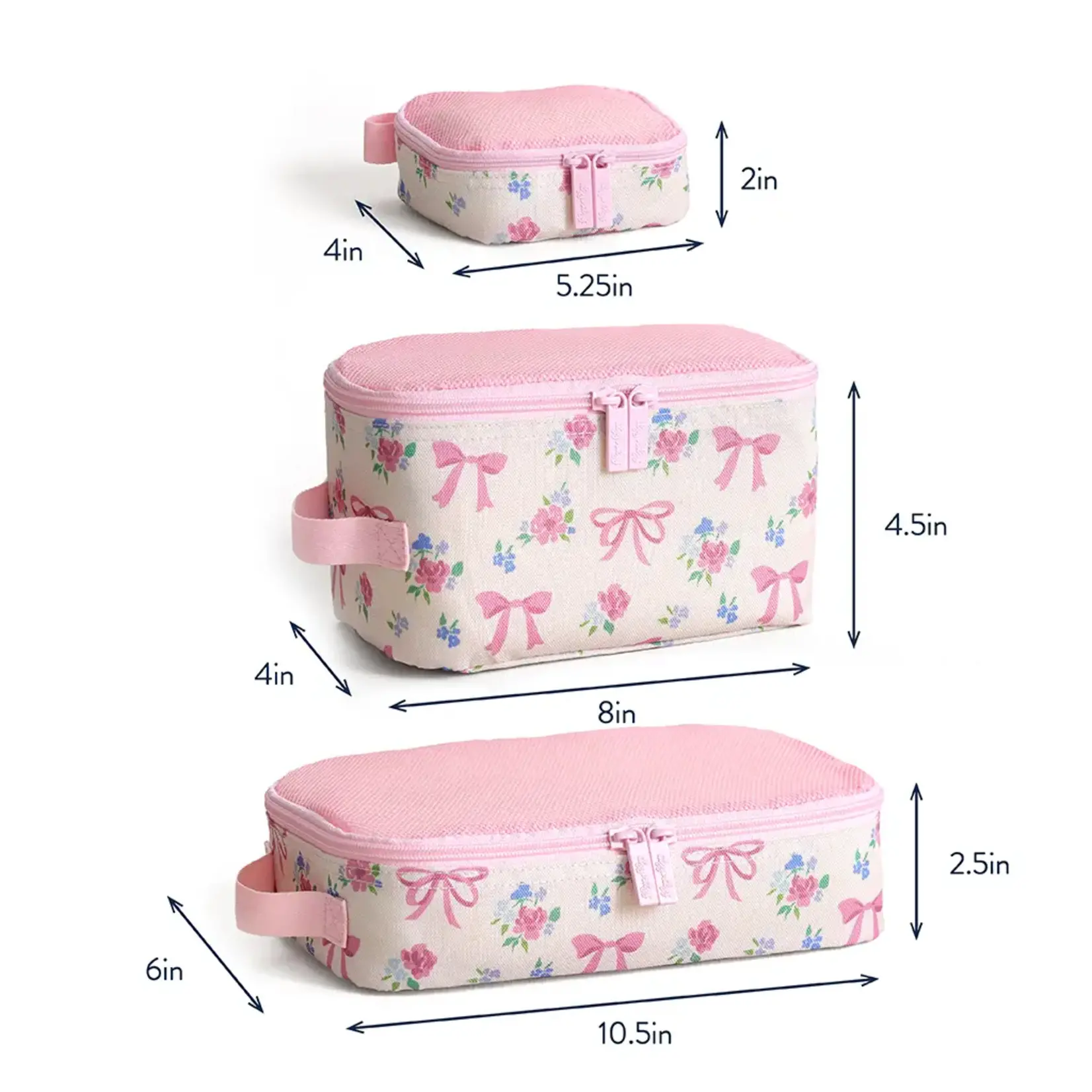 Itzy Ritzy Ribbons + Roses Packing Cubes