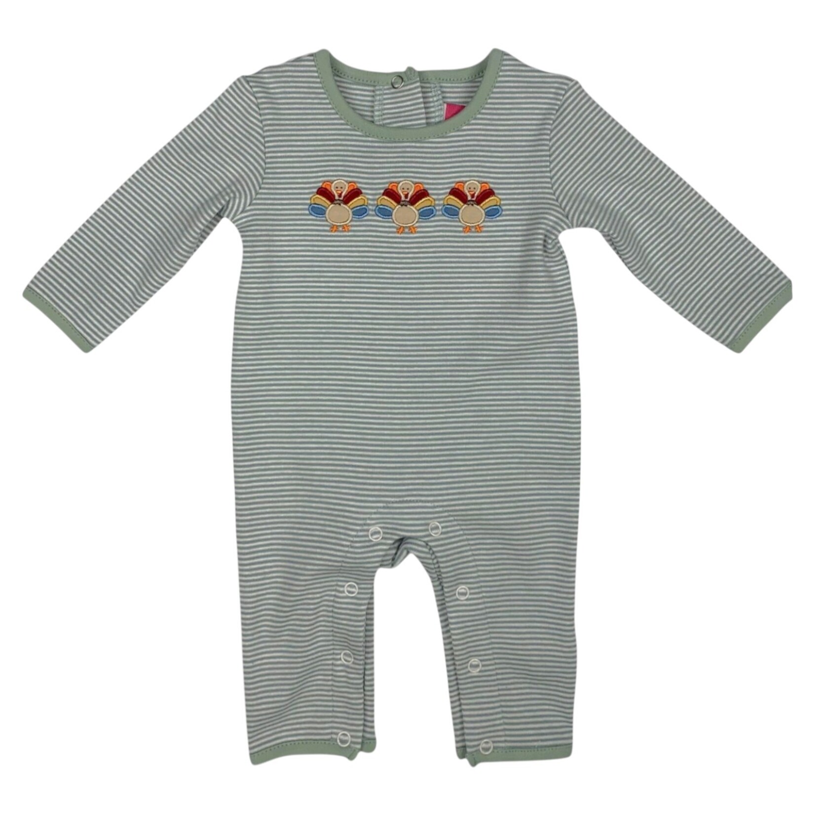 Banana Split Turkey Applique Romper