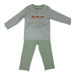 Banana Split Turkey Applique Pant Set