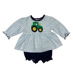 Three Sisters Tractor Girls Bloomer Set
