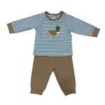 Three Sisters Duck Applique Jogger Set