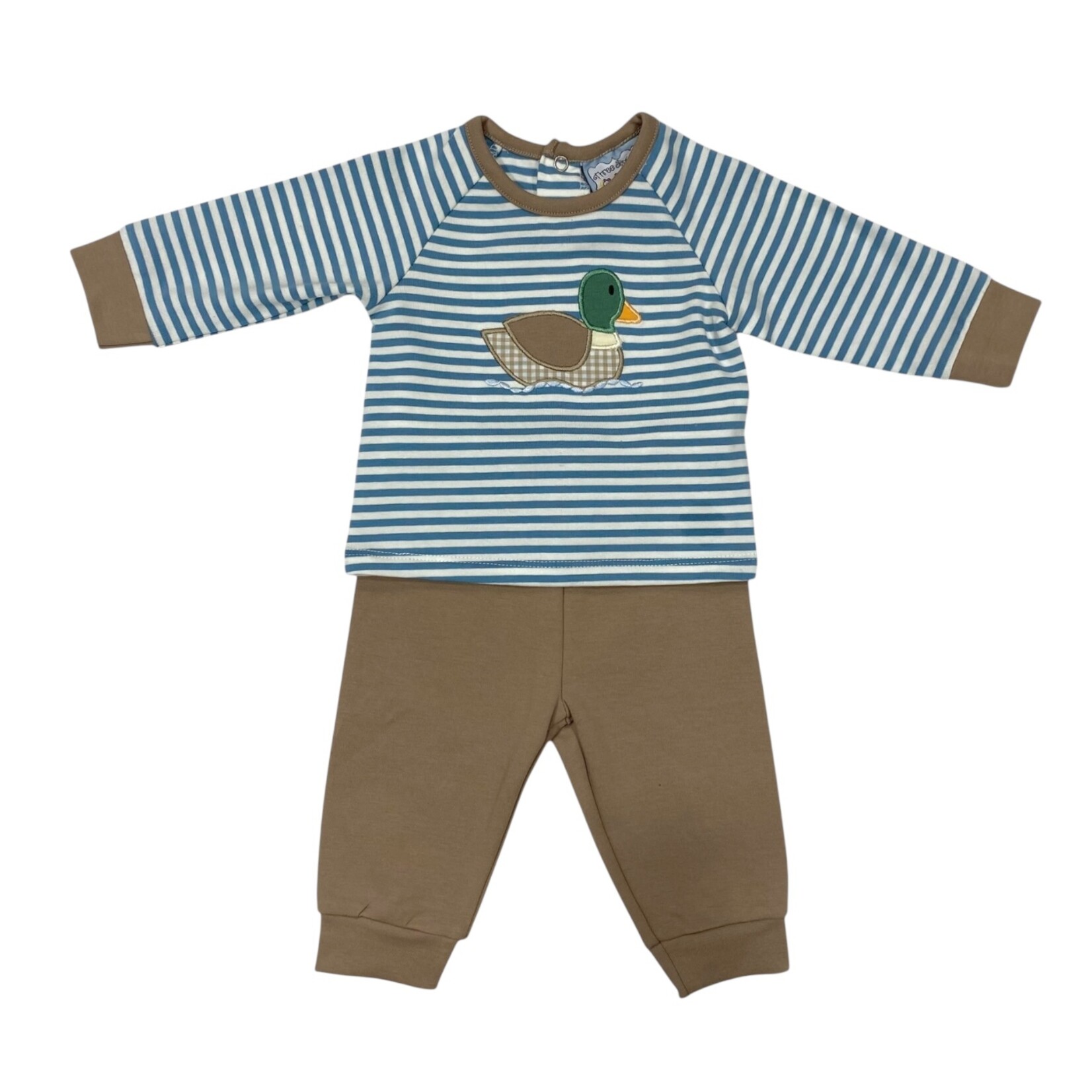 Three Sisters Duck Applique Jogger Set