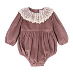 Truffles Ruffles Beatrice Mauve Velvet Bubble