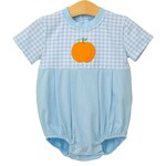 Trotter Street Kids Pumpkin Short Sleeve Bubble
