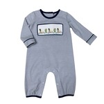 Three Sisters Mallard Duck Smocked Boy Romper