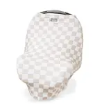 Itzy Ritzy Taupe Checkered 4-in-1 Cover