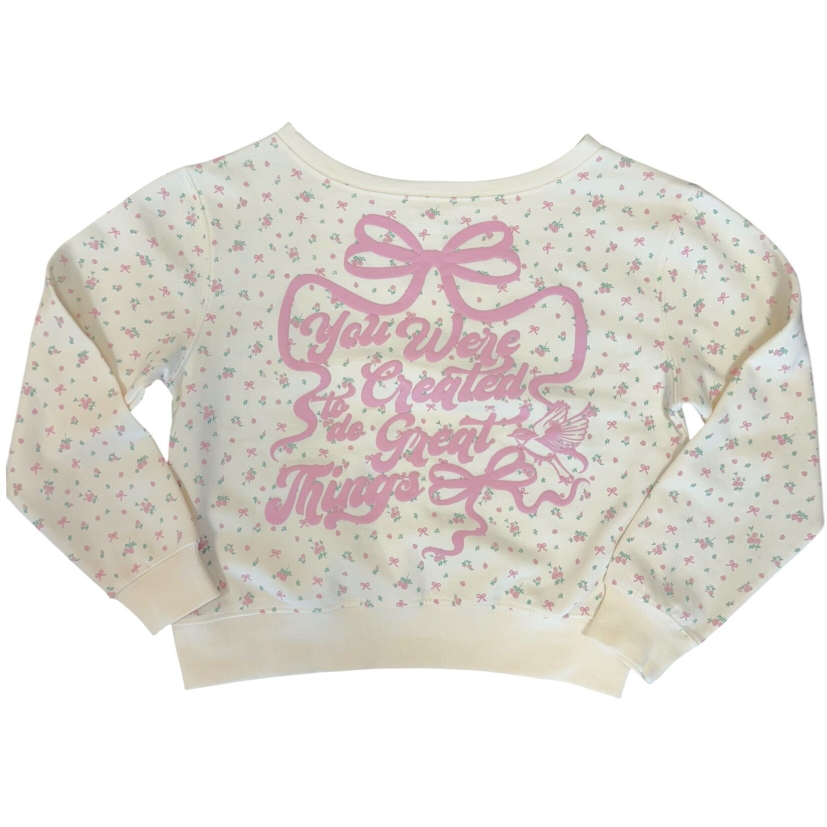 Paper Flower You Were Created Sweatshirt