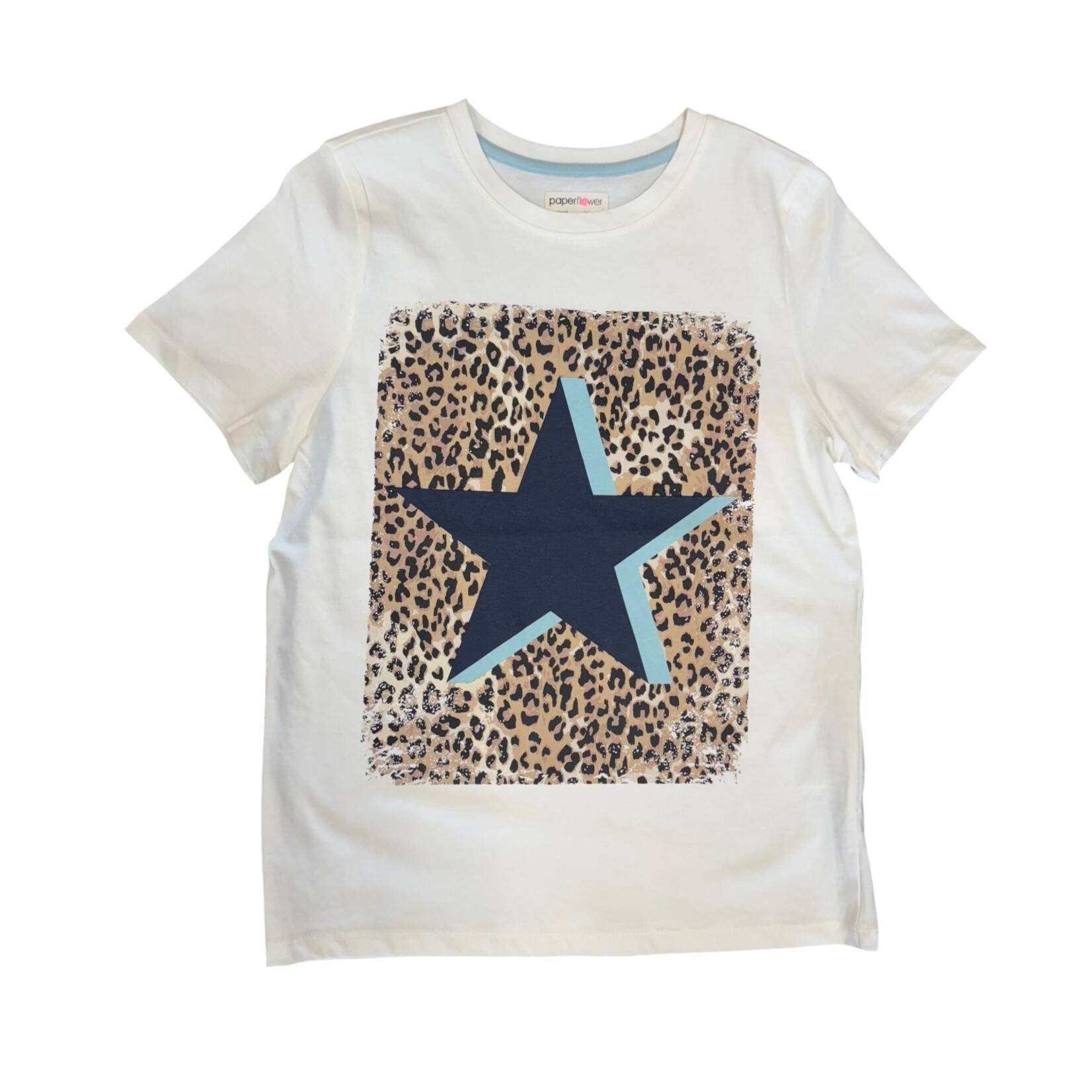 Paper Flower Star Graphic Shirt