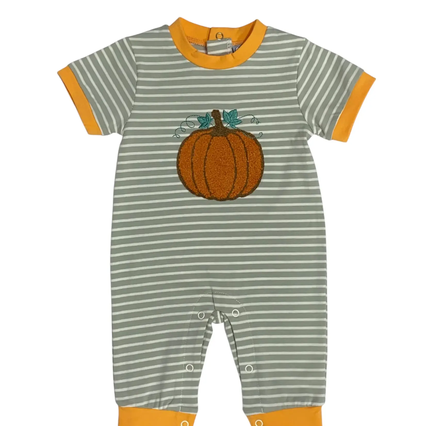 Three Sisters Pumpkin Boy Romper