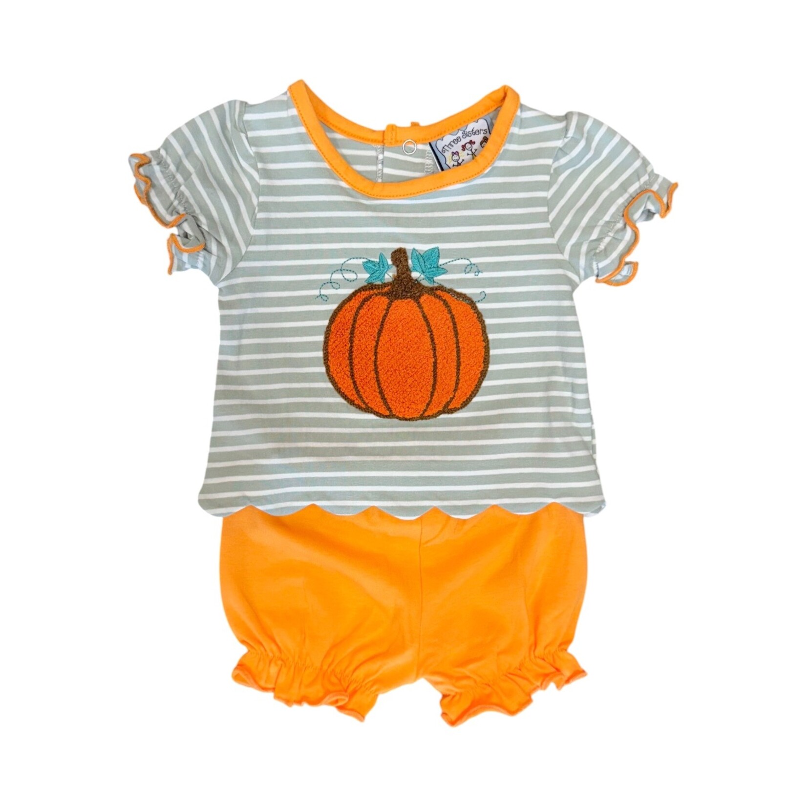 Three Sisters Pumpkin Girl Bloomer Set