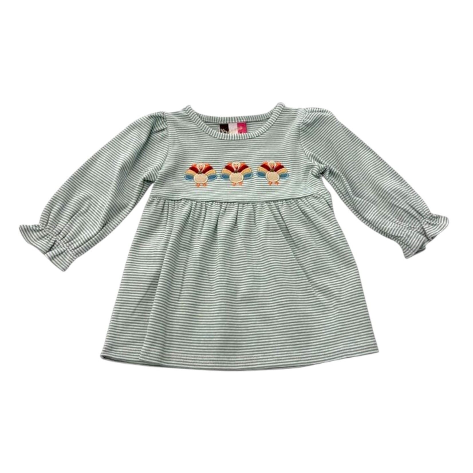 Banana Split Turkey Applique Dress