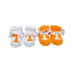 Creative Knitwear Lace Power T Booties (NB)
