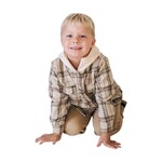 HAHA MAMA Beige Flannel