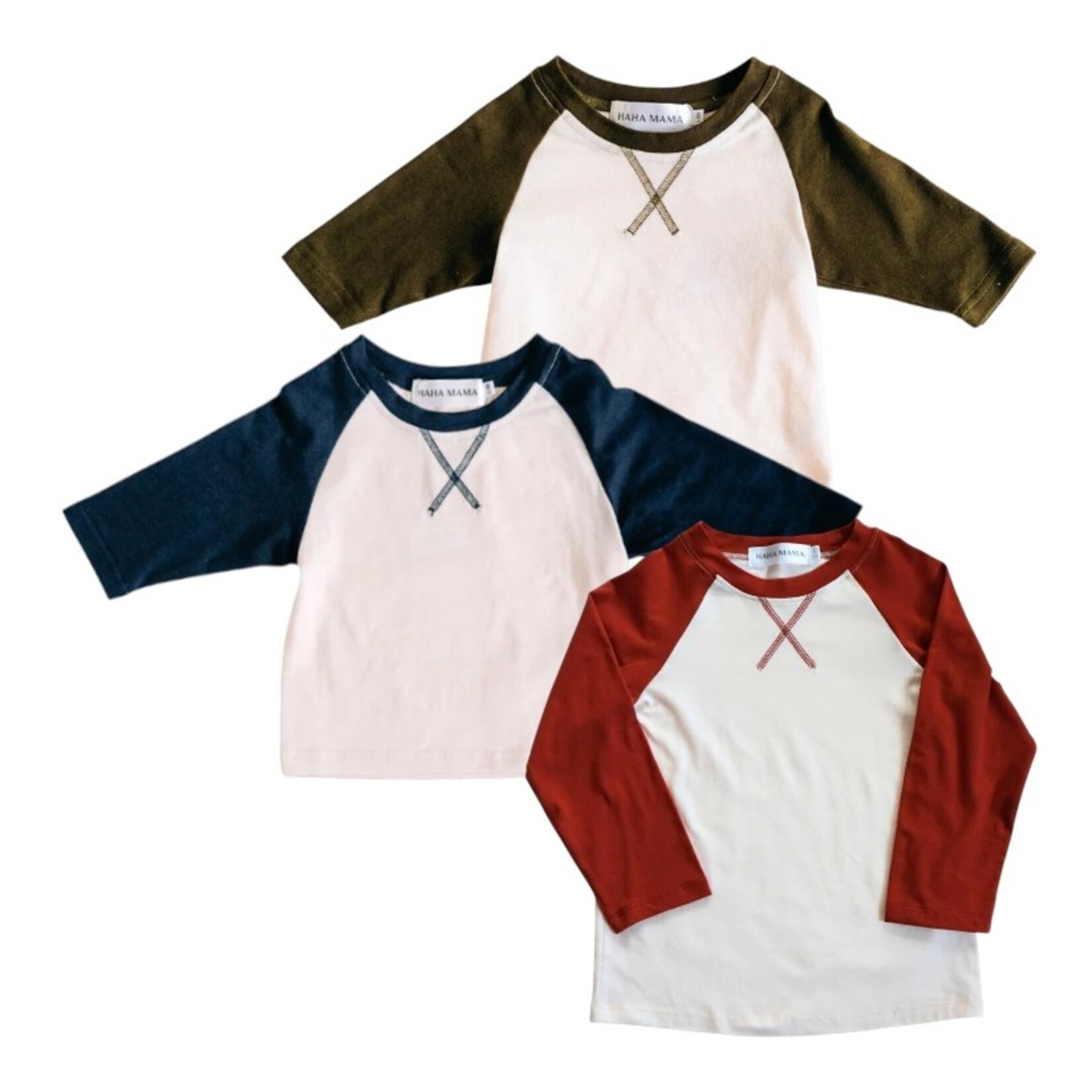 HAHA MAMA Raglan Tee